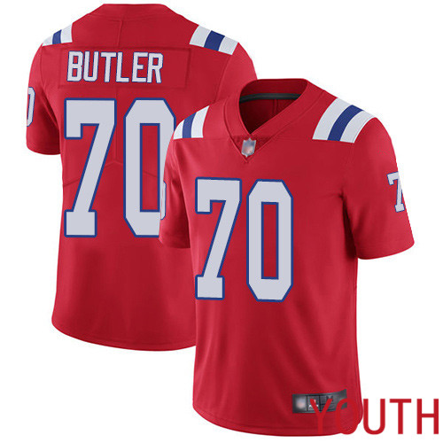 New England Patriots Football 70 Vapor Untouchable Limited Red Youth Adam Butler Alternate NFL Jersey